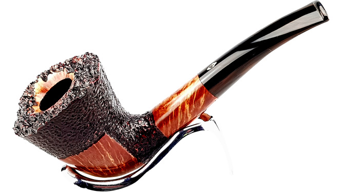 Savinelli Freehand-Pfeifen teilrustiziert